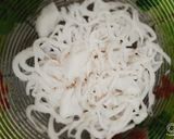 Hình bước làm 1 của món Kem chuối cơm dừa