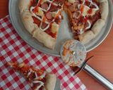 Foto langkah ke 8 dari resep Pizza Daging & Sosis.