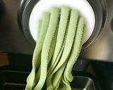 Hình bước làm 3 của món 💚 Mì Dẹp Tagliatelle Tươi Với Tảo Spirulina (Bằng Máy Philips)