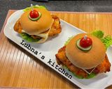 A picture of step 5 of Chicken and Paneer burgers:.