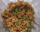 A picture of step 3 of Mooli k parathay.