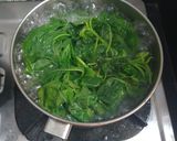 Foto langkah ke 2 dari resep Spinach Quiche tepung Mocaf.