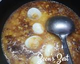 A picture of step 4 of Zambre Thool Teh Daal/Kashmiri Fried Eggs with Bengal Gram.