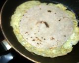 A picture of step 2 of Left Over Chappati Egg Roll.