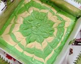 Gambar langkah 4 resipi 👩‍🍳Kek Marble Klasik Pandan.