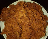A picture of step 4 of Meat floss (Dambu).
