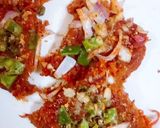 A picture of step 3 of Gajer ka pizza.