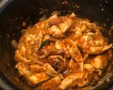 A picture of step 5 of Chicken Curry.