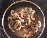 A picture of step 2 of Cheeseburger with Mushrooms and Bacon.