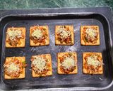 A picture of step 2 of Mini cream-cracker pizza #goldenapron23 #week8 #playoff.
