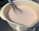 Une image de l'étape 11 de Flan pâtissier façon cheesecake aux pralines roses.