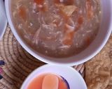 A picture of step 8 of Restaurant Style Chicken Hot And Sour Soup.