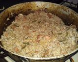 Foto del paso 4 de la receta: Arroz frito de carne y salchicha