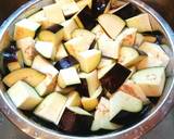 Aubergine and Pepper Miso Stir Fry recipe step 1 photo