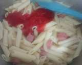 Foto del paso 2 de la receta: Pasta con salchichas