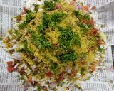 A picture of step 10 of Sukha Bhel Mumbai Style.