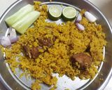 লাল চিকেন মিক্স ভুনা খিচুরি রেসিপির ধাপ 4 ছবি