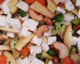 A picture of step 1 of Veg Pulav.