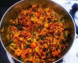 पत्ता गोभी मटर की सब्जी(Patta gobhi matar ki recipe in hindi) रेसिपी चरण 10 फोटो
