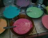 Foto langkah ke 3 dari resep Rainbow Cake Kukus Ny. Liem Super Lembut.
