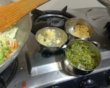 A picture of step 1 of Veg chilli milli with cashew nut tomato gravy.