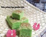 Cara Membuat Bolu potong tape pandan keju 6