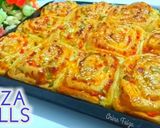 Foto langkah ke 11 dari resep Pizza gulung empuk.