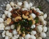 फलहारी ड्राई फूट्रस भेल(falahari dry fruits bhel recipe in hindi) रेसिपी चरण 3 फोटो