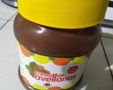 Foto del paso 1 de la receta: "Pudin de banano con crema de avellanas y maní"