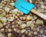 A picture of step 3 of Gappay waali chaat.