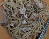 Foto langkah ke 4 dari resep Spaghetti Saus Carbonara Mushrooms.
