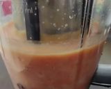 A picture of step 2 of Papaya milkshake.