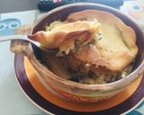 Foto del paso 9 de la receta: Pastel cremoso de pollo y coliflor con masa casera