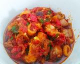 Foto langkah ke 6 dari resep Balado Cumi Asin.