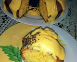 Foto del paso 5 de la receta: Bizcochuelo Girasol de Maracuyá /Bolo Girassol de Maracuja