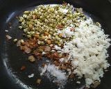 A picture of step 1 of Moong sprout grilled sandwitch.