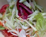 รูปขั้นตอนการทำที่ 1 ของ ยำบีทรูท ฟักแม้วหมูกรอบ Beetroot Chayote Crispy Pork Spicy Salad