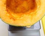 A picture of step 1 of Simmerd japanese squash for the winter solstice.