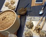 Foto del paso 9 de la receta: Dumplings de camarones con salsa tibia de naranja