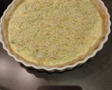Une image de l'étape 4 de Quiche brocoli poulet et curry.