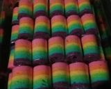 Foto langkah ke 6 dari resep Rainbow rollcake.