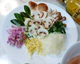 烤紅粉嫩雞胸佐菌菇燉飯/生米做法/西餐烹調的食譜步驟1照片