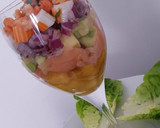 Foto del paso 3 de la receta: Cóctel Petit Crevette (Camarón, Salmón y Cangrejo)