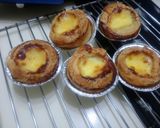 A picture of step 6 of Easy Puff Pastry Egg Tarts.