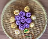 Hình bước làm 7 của món Lotus Flaky Moon Cakes (Bánh trung thu ngàn lớp hình hoa sen chay)