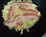 A picture of step 4 of Okonomiyaki with Okara Powder.