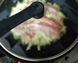 A picture of step 5 of Okonomiyaki with Okara Powder.