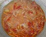 Foto langkah ke 5 dari resep Udang Tempe Asem Manis Pedas.