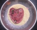 A picture of step 8 of Beetroot Kebab.