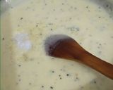 A picture of step 2 of Gujrati kadhi and khichdi.